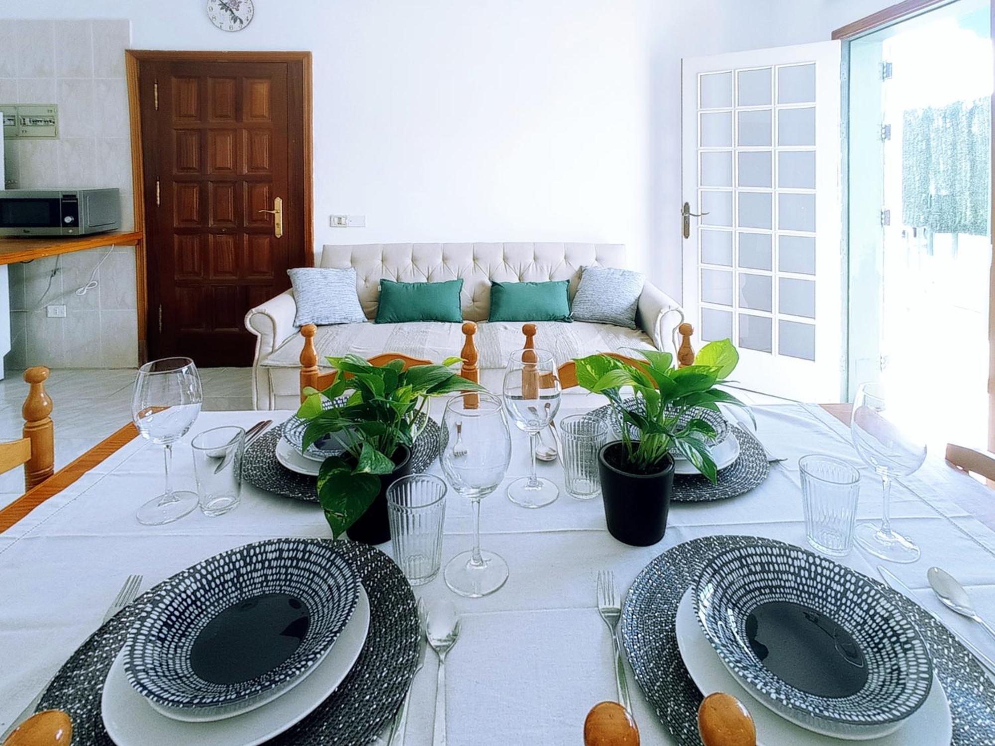 Ferienwohnung Live Abades Playa Chica & Terrace Exterior foto